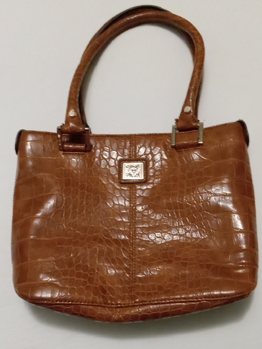 Anne Klein Alligator Shoulder Tote Bag